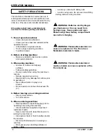 Preview for 4 page of Ice i28BT Operator'S & Parts Manual