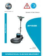 Ice IB1500 Operator'S & Parts Manual preview