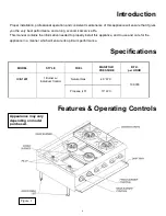 Preview for 4 page of Ice ICE-1201 User'S Manual & Installation Instructions