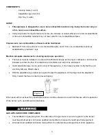 Preview for 10 page of Ice ICE-1201 User'S Manual & Installation Instructions