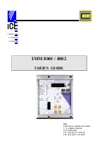 Предварительный просмотр 2 страницы Ice IMM 8001 User Manual