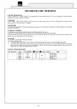 Preview for 50 page of Ice MTECH 70 D Use And Maintenance Manual