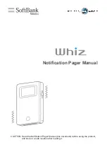 Ice SoftBank Whiz Manual preview