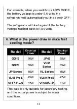 Preview for 16 page of Iceco VL45S Manual