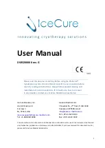 Preview for 1 page of IceCure DSR3200000 User Manual