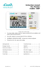 Preview for 1 page of iCeeO2 500P Instruction Manual