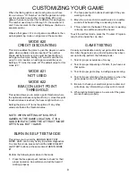 Preview for 9 page of Icegame Hoop Fever Owner'S And Service Manual