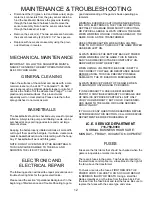 Preview for 12 page of Icegame Hoop Fever Owner'S And Service Manual