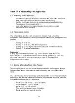 Preview for 13 page of Iceking FF115WE Installation And Operating Manual