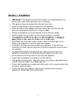 Preview for 6 page of Iceking IK13765AP Installation And Operating Instructions Manual