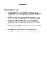 Preview for 14 page of Iceking RK554W.E Installation And Operating Manual