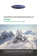 Iceking RZ109WE Installation And Operating Manual preview