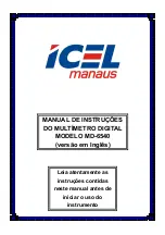 Icel Manaus MD-6540 Manual preview