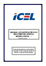 Preview for 1 page of ICEL MD-6000 Manual