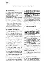 Preview for 5 page of Icematic DX 40 Service Manual