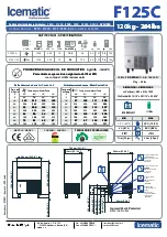 Preview for 5 page of Icematic F 125C Service Manual