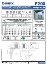 Preview for 7 page of Icematic F 125C Service Manual