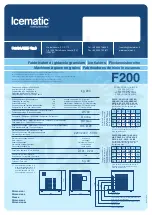 Preview for 4 page of Icematic F 80 C Service Manual