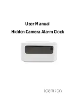 Icemoon Camera alarm clock User Manual preview