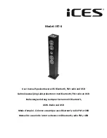 Preview for 1 page of iCES IBT-6 User Manual