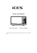 Предварительный просмотр 1 страницы iCES IMO 30LS40 Steel Owner'S Manual