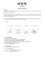 iCES IXBB-010 User Manual предпросмотр