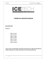 Предварительный просмотр 1 страницы IceTech PS 122 Technical & Service Manual