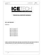 Preview for 1 page of IceTech SP 25 Technical & Service Manual