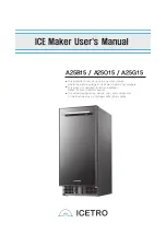 Предварительный просмотр 1 страницы icetro A25B15 User Manual