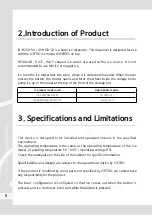 Preview for 8 page of icetro ID-H150-22 Product Manual