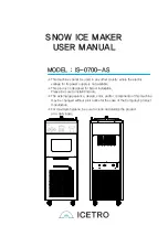 Preview for 1 page of icetro IS-0700-AS User Manual