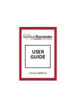 IChoice Med-Reminder User Manual preview