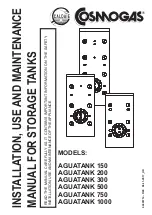 ICI Caldaie COSMOGAS AGUATANK 1000 Instructions For Installation, Use And Maintenance Manual предпросмотр