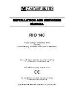 ICI Caldaie RIO 140 Installation And Servicing Manual preview