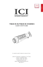 Preview for 1 page of ICI TRACE IR 25 Series Quick Start Manual