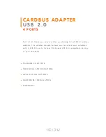 Preview for 2 page of Icidu CARDBUS ADAPTER USB 2.0 4 PORTS Manual