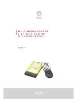 Icidu MULTIMEDIA PLAYER 2,5” SATA CASING WITH REMOTE... Manual preview