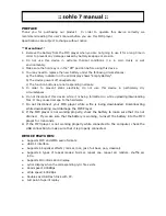 Preview for 2 page of iClick Sohlo 7 User Manual