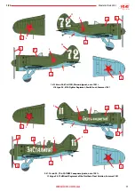 Предварительный просмотр 11 страницы ICM Controls I-16 type 24 WWII Soviet Fighter Assembly Instructions Manual