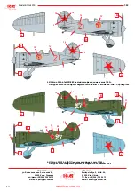 Предварительный просмотр 12 страницы ICM Controls I-16 type 24 WWII Soviet Fighter Assembly Instructions Manual