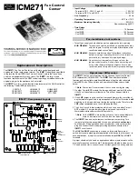 ICM Controls ICM271 Installation, Operation & Application Manual preview