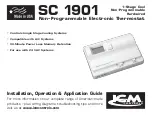 Preview for 1 page of ICM Controls SC 1901 Installation, Operation & Application Manual