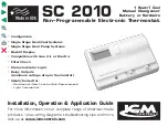 Предварительный просмотр 3 страницы ICM Controls SC 2010 Installation, Operation & Application Manual