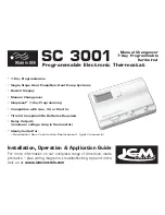 ICM Controls SC 3001 Installation, Operation & Application Manual preview