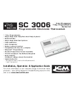 ICM Controls SC 3006 Installation, Operation & Application Manual preview