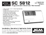 Preview for 1 page of ICM Controls SC 5812 Operation Manual