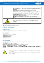 Предварительный просмотр 6 страницы ICMA P329 Installation And Operation Instruction Manual