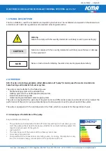 Preview for 4 page of ICMA S167 Assembly, Installation And Operation Instructions