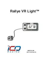 Preview for 1 page of iCO Racing Rallye VR Light Manual