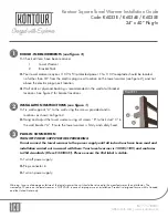 Preview for 1 page of ICO Kontour K6033E Installation Manual